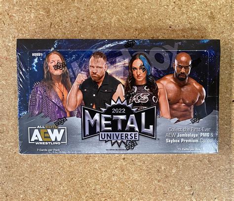 2022 upper deck aew skybox metal universe hobby box|2022 skybox metal universe.